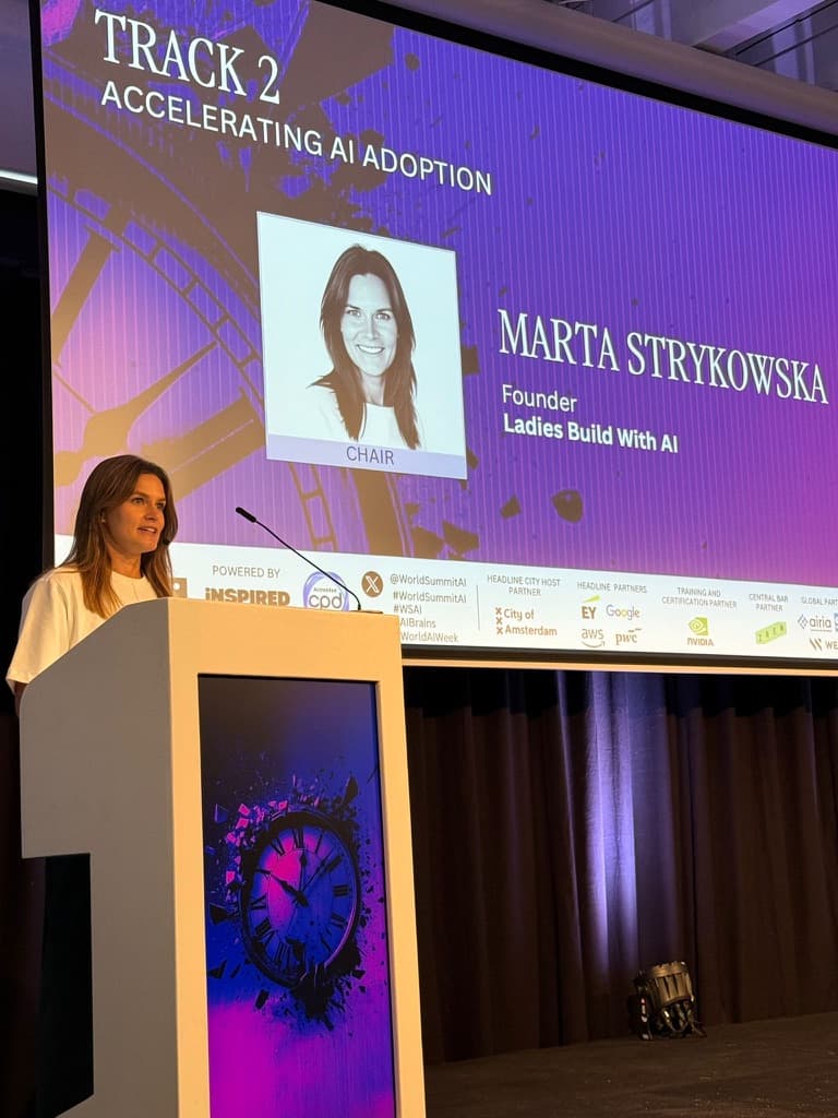 Moderating the Accelerating AI Adoption track, World AI Summit 2025
